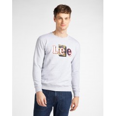 Sudadera Lee logo/imagen color