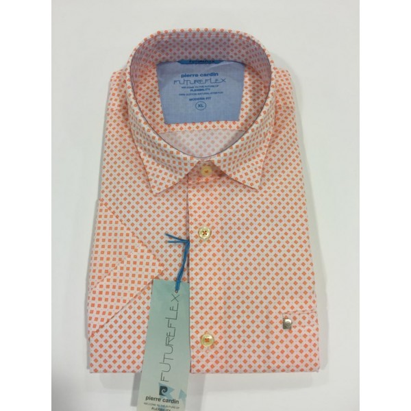 Camisa m/c Pierre Cardin topos c/ bols c/logo p 20v - 1