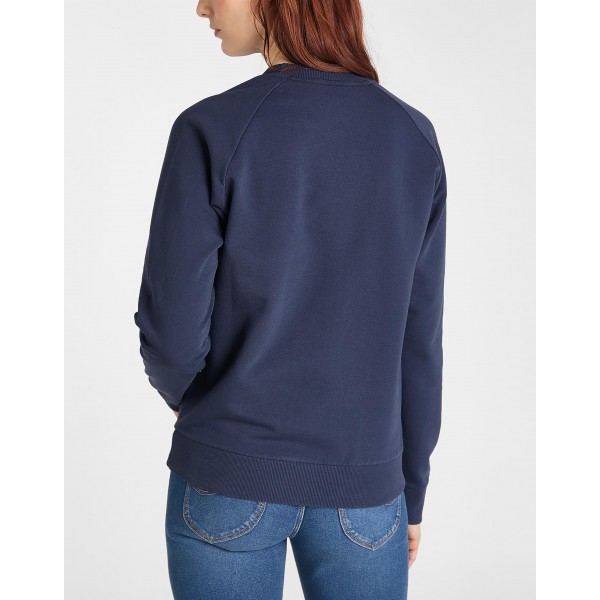 Sudadera Lee azul. Logo Lee jeans - 2