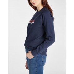Sudadera Lee azul. Logo Lee jeans - 4