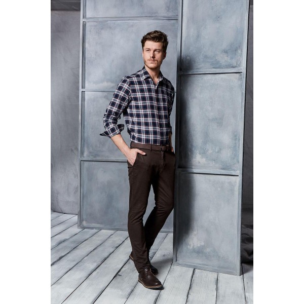 Pantalón chino Fyord, falso liso, modelo  FORE/CI - 2