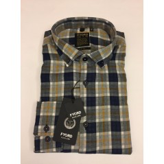 Camisa Fyord modelo MARK/CI, cuadros. Con forrodo interior fino. - 1