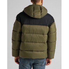 Cazadora PUFFER JACKET OLIVE GREEN - 4