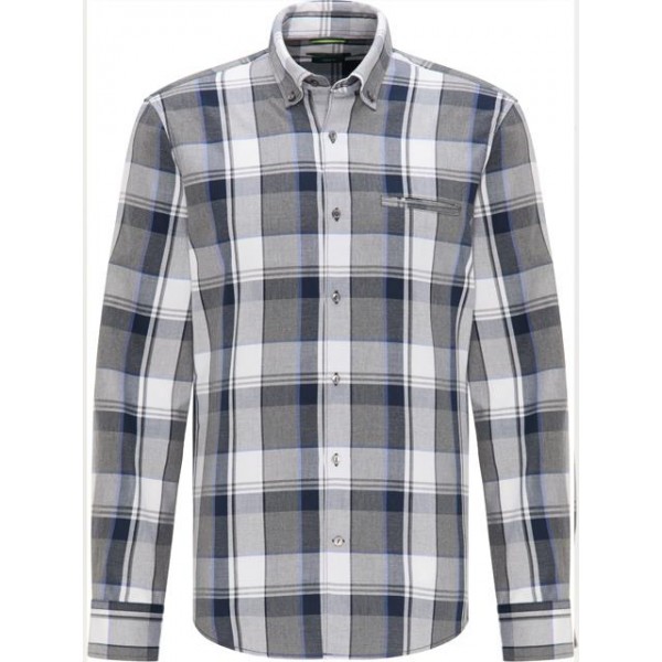 Camisa M/L Pierre Cardín Denin Academy Modern Fit - 1