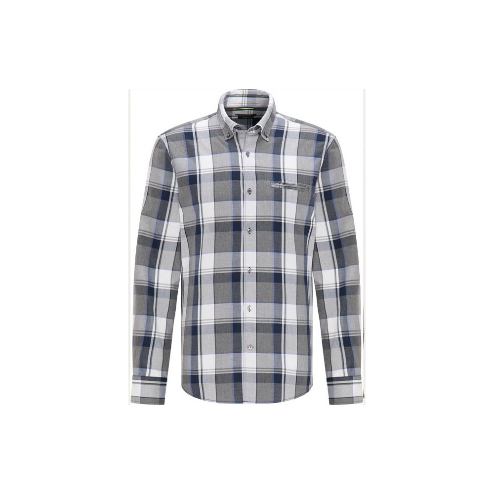 Camisa M/L Pierre Cardín Denin Academy Modern Fit - 1