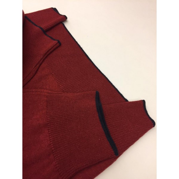 Jersey liso Staats, cuello redondo, con coderas, combinado remate color contraste cuello/puño/cintura/logo. - 3