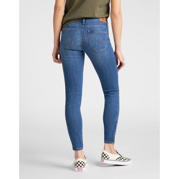 Pantalón vaquero Lee SCARLETT CROPPED HIGH BLUE - 3