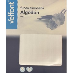 Funda almohada algodón cutí de Velfont