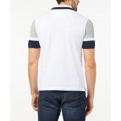 Polo m/c Pierre Cardin liso combinado reverso