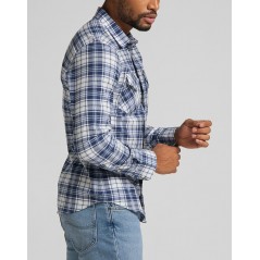 Camisa m/l Lee Clean Western, con dos bolsillos y corchetes - 4