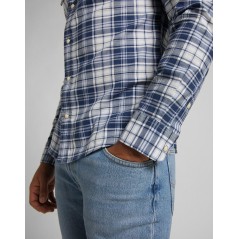 Camisa m/l Lee Clean Western, con dos bolsillos y corchetes - 5