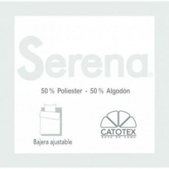 Sabana bajera ajustable 50/50 diseño Serena de Catotex