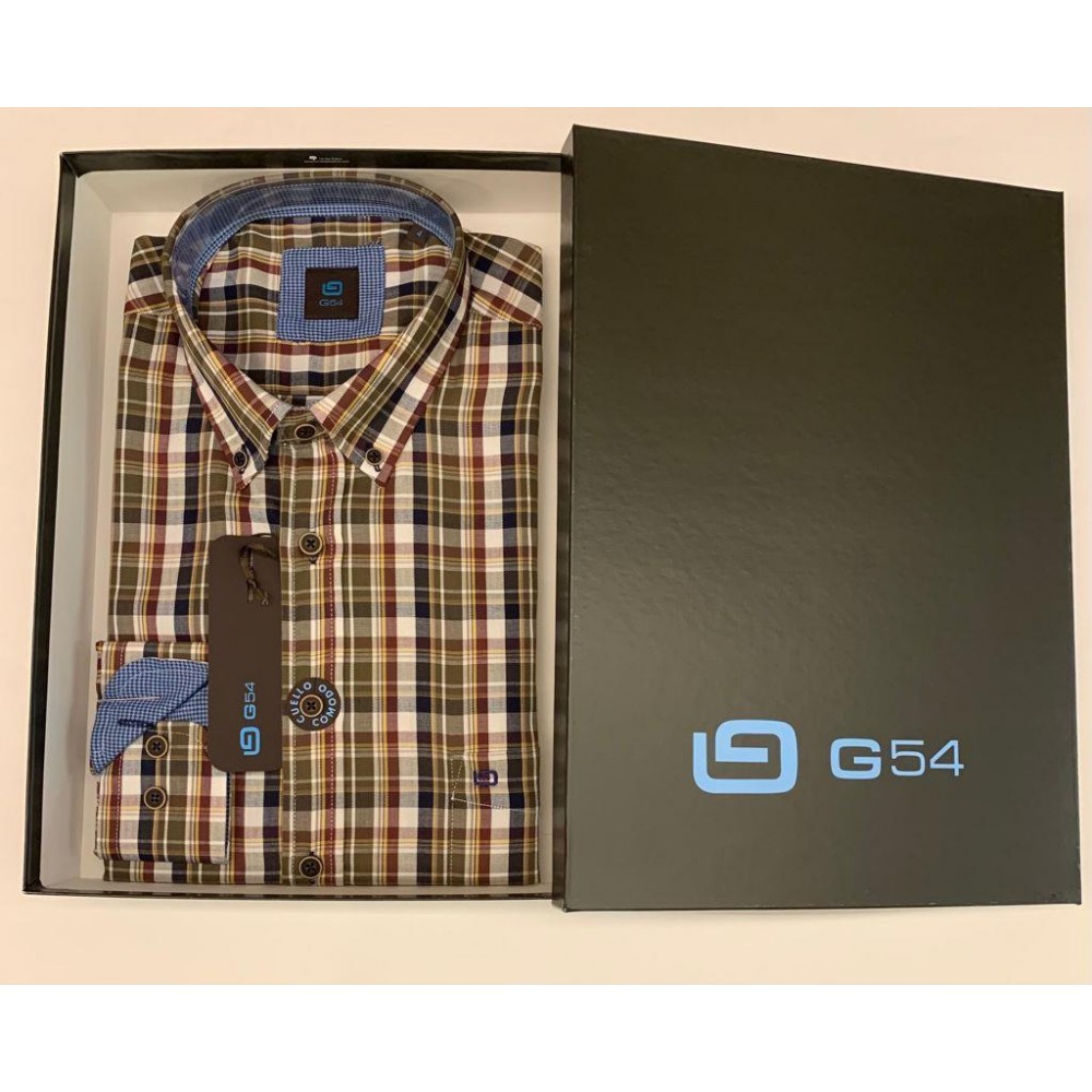 Camisa manga larga viella cuadros de G54 - 1
