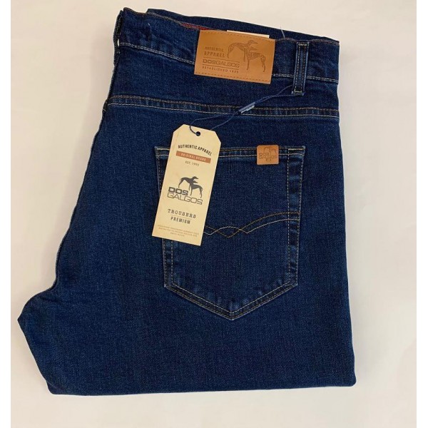Pantalón vaquero premium Dos Galgos azul oscuro - 2