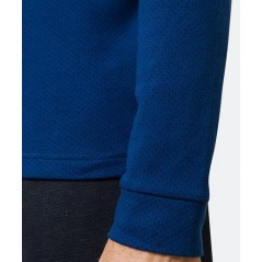Polo manga larga falso liso, azul, de  Pierre Cardin - 4