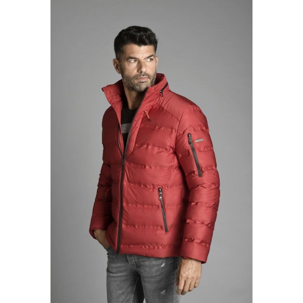 Parka juvenil acolchada, diseño Saja de Rever, color rojo - 3